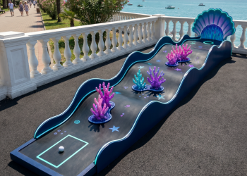 glowgolf sea sochi along railing v